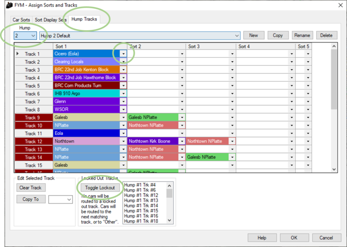 Assigning sorts example